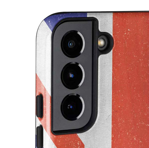 United Kingdom Flag Distressed Galaxy S22 Plus Pro Case