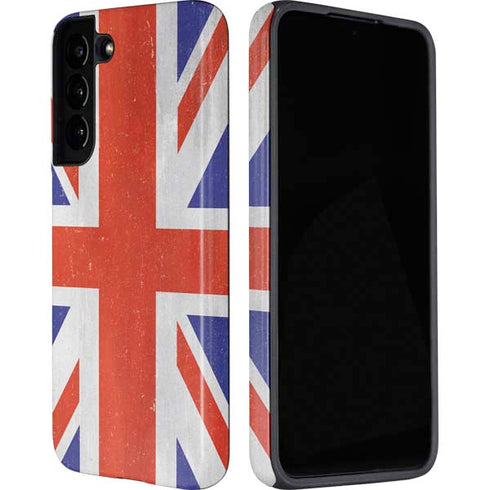 United Kingdom Flag Distressed Galaxy S22 Plus Pro Case