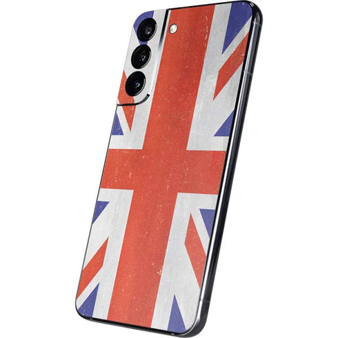 United Kingdom Flag Distressed Galaxy S22 Plus Skin