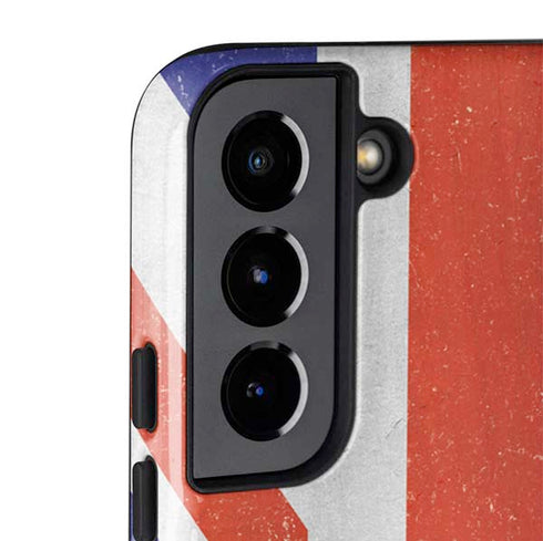 United Kingdom Flag Distressed Galaxy S22 Pro Case