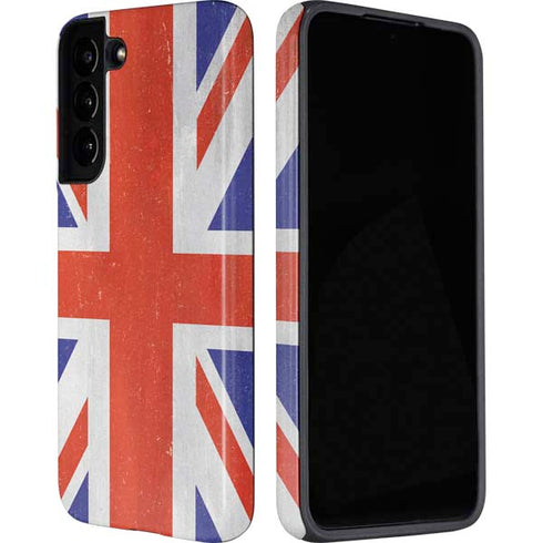 United Kingdom Flag Distressed Galaxy S22 Pro Case
