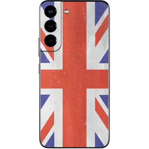 United Kingdom Flag Distressed Galaxy S22 Skin
