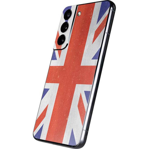 United Kingdom Flag Distressed Galaxy S22 Skin