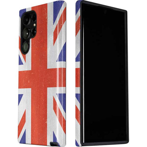 United Kingdom Flag Distressed Galaxy S22 Ultra Pro Case