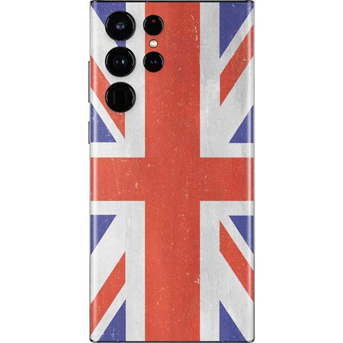 United Kingdom Flag Distressed Galaxy S22 Ultra Skin