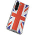 United Kingdom Flag Distressed Galaxy S23 Clear Case