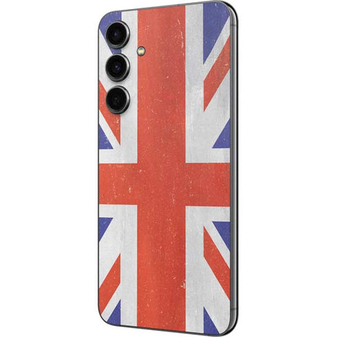 United Kingdom Flag Distressed Galaxy S23 FE Skin