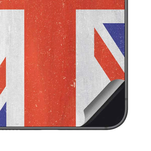 United Kingdom Flag Distressed Galaxy S23 FE Skin