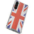 United Kingdom Flag Distressed Galaxy S23 Plus Clear Case