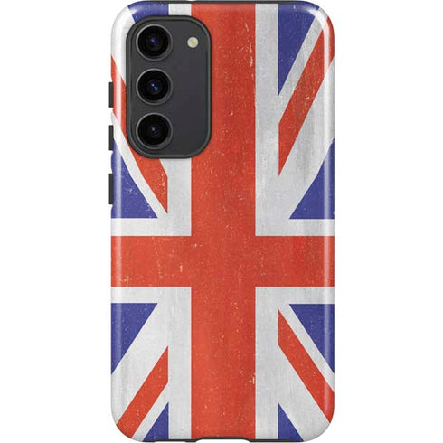 United Kingdom Flag Distressed Galaxy S23 Plus Pro Case
