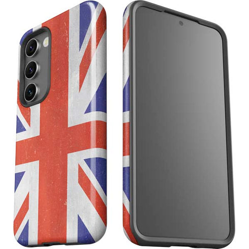 United Kingdom Flag Distressed Galaxy S23 Pro Case