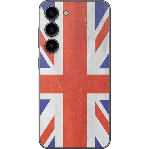 United Kingdom Flag Distressed Galaxy S23 Skin