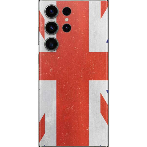 United Kingdom Flag Distressed Galaxy S23 Ultra Skin