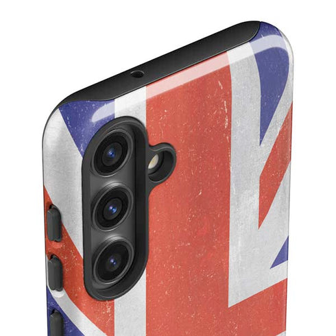 United Kingdom Flag Distressed Galaxy S24 Impact Case