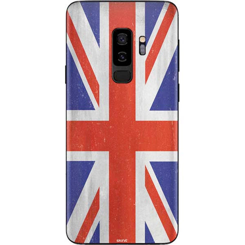 United Kingdom Flag Distressed Galaxy S9 Plus Skin