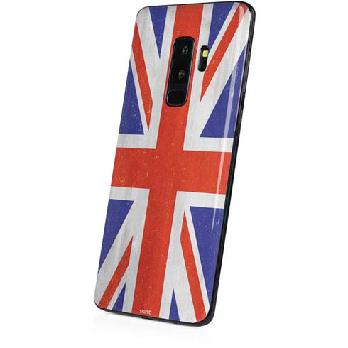 United Kingdom Flag Distressed Galaxy S9 Plus Skin