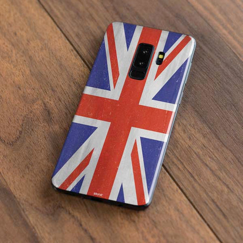 United Kingdom Flag Distressed Galaxy S9 Plus Skin