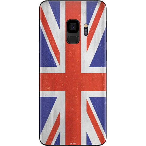 United Kingdom Flag Distressed Galaxy S9 Skin
