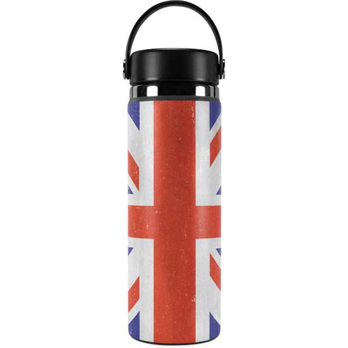 United Kingdom Flag Distressed Hydro Flask 20oz Wide Mouth Skin