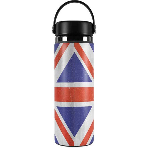 United Kingdom Flag Distressed Hydro Flask 20oz Wide Mouth Skin