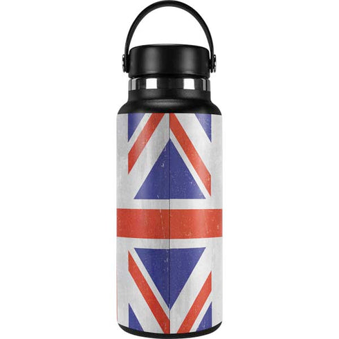 United Kingdom Flag Distressed Hydro Flask 32oz Wide Mouth Skin