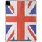 United Kingdom Flag Distressed iPad Pro 12.9in (2020) Clear Case