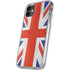 United Kingdom Flag Distressed iPhone 11 Clear Case