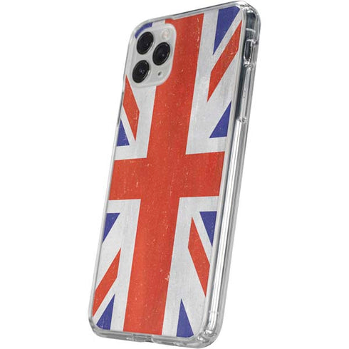 United Kingdom Flag Distressed iPhone 11 Pro Clear Case
