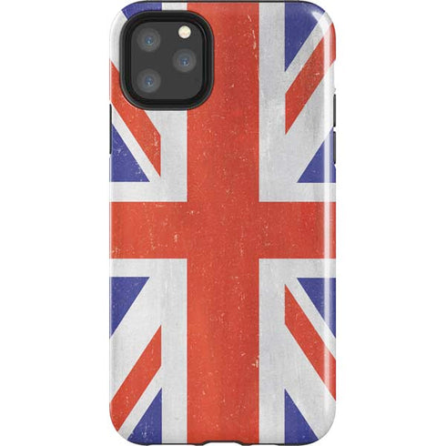 United Kingdom Flag Distressed iPhone 11 Pro Max Impact Case