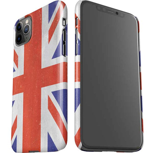 United Kingdom Flag Distressed iPhone 11 Pro Max Lite Case