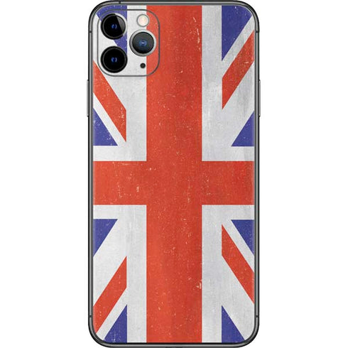 United Kingdom Flag Distressed iPhone 11 Pro Max Skin