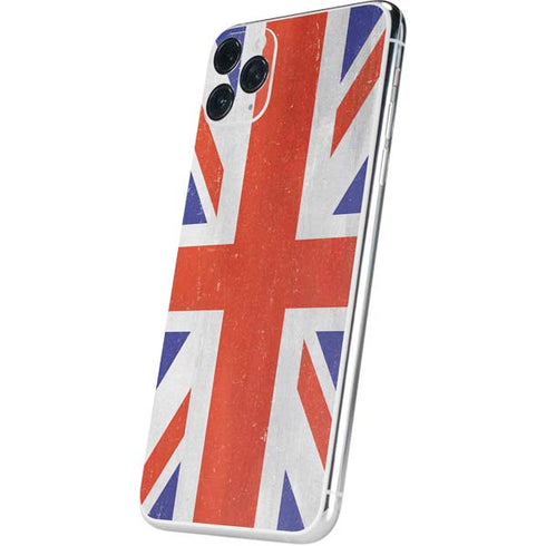 United Kingdom Flag Distressed iPhone 11 Pro Max Skin