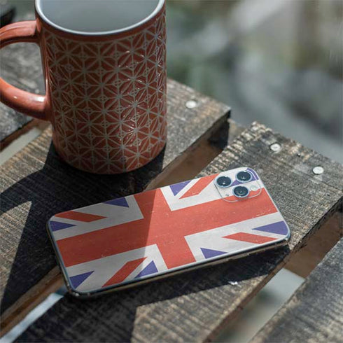 United Kingdom Flag Distressed iPhone 11 Pro Max Skin