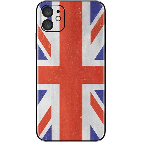 United Kingdom Flag Distressed iPhone 11 Skin