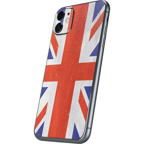 United Kingdom Flag Distressed iPhone 11 Skin