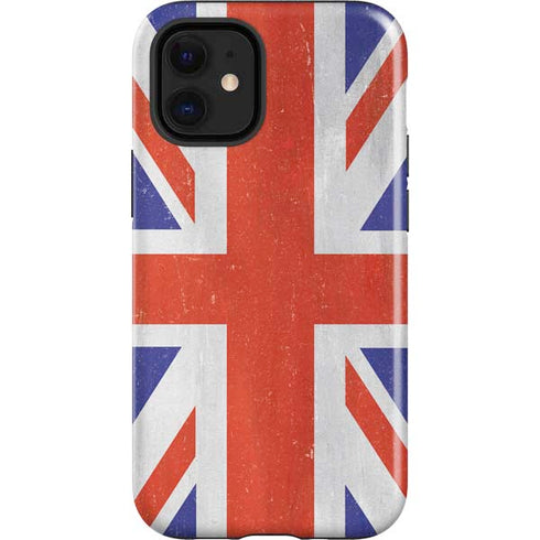 United Kingdom Flag Distressed iPhone 12 Mini Impact Case