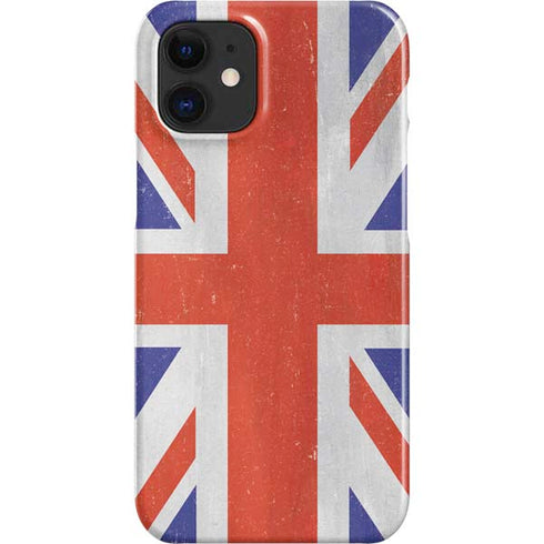United Kingdom Flag Distressed iPhone 12 Mini Lite Case