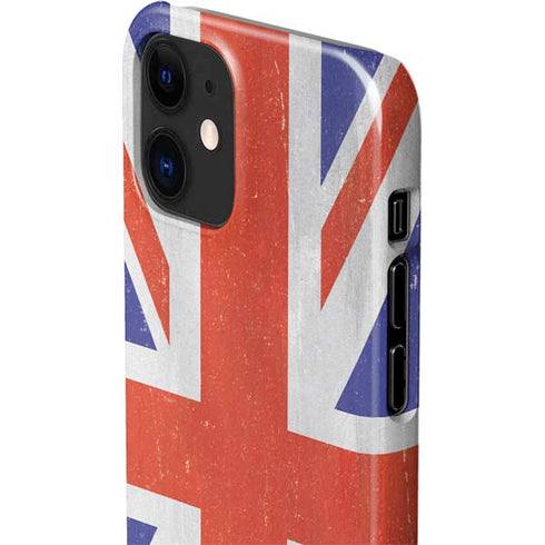 United Kingdom Flag Distressed iPhone 12 Mini Lite Case