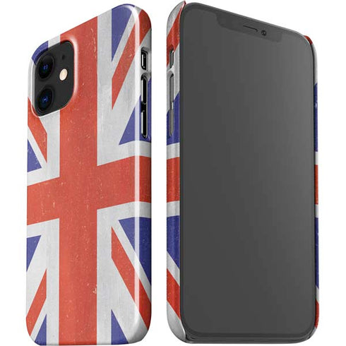 United Kingdom Flag Distressed iPhone 12 Mini Lite Case