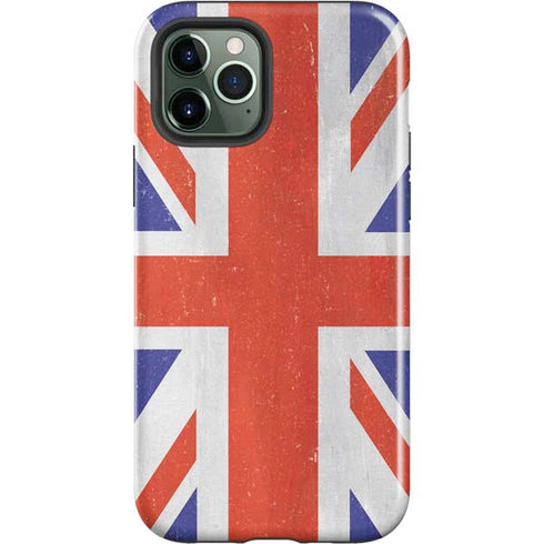 United Kingdom Flag Distressed iPhone 12 Pro Max Impact Case