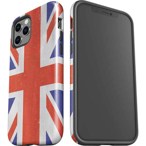 United Kingdom Flag Distressed iPhone 12 Pro Max Impact Case