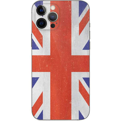 United Kingdom Flag Distressed iPhone 12 Pro Max Skin