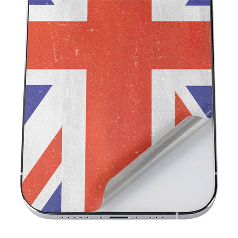 United Kingdom Flag Distressed iPhone 12 Pro Max Skin