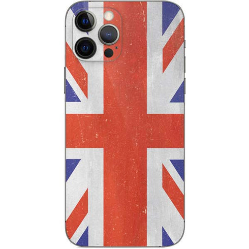 United Kingdom Flag Distressed iPhone 12 Pro Skin
