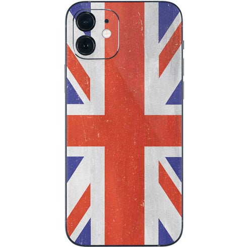 United Kingdom Flag Distressed iPhone 12 Skin