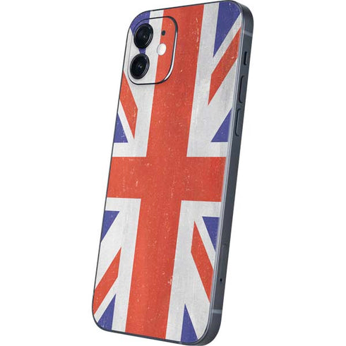 United Kingdom Flag Distressed iPhone 12 Skin
