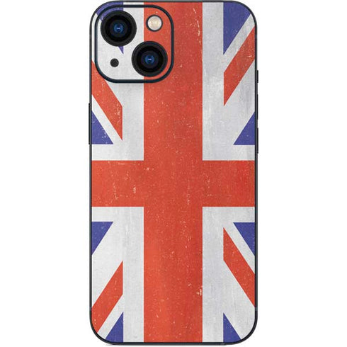 United Kingdom Flag Distressed iPhone 13 Mini Skin