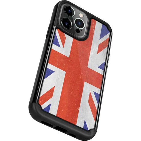 United Kingdom Flag Distressed iPhone 13 Pro Cargo Case