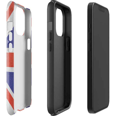 United Kingdom Flag Distressed iPhone 13 Pro Max Impact Case