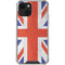 United Kingdom Flag Distressed iPhone 14 Clear Case